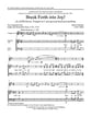 Break Forth Into Joy! SATB choral sheet music cover